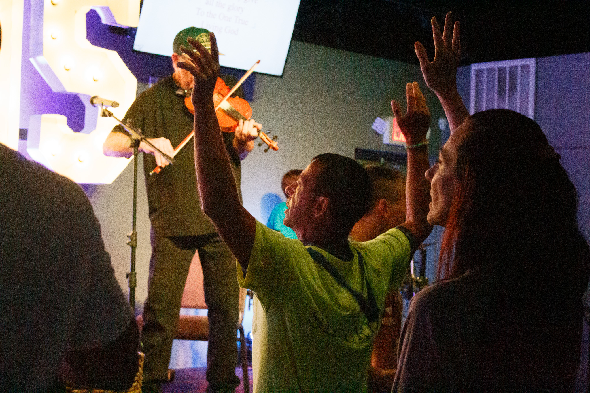 Worship at N-Vizion Church